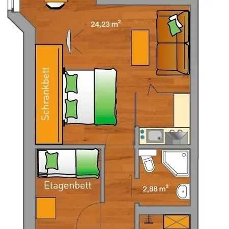 Apartment Ancora Marina Haus 1 Nr 01, Typ 1 Neustadt in Holstein